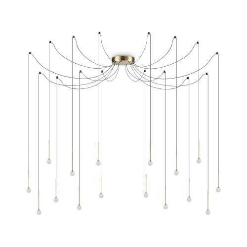 Lampa wisząca LUCCIOLA Mosiądz 284019 Ideal lux