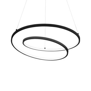 Lampa wisząca OZ Czarny 304588 Ideal lux