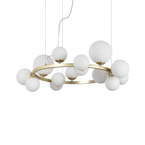 Lampa wisząca PERLAGE Mosiądz 283814 Ideal lux