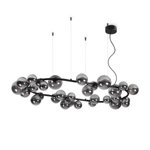 Lampa wisząca PERLAGE Czarny 296753 Ideal lux