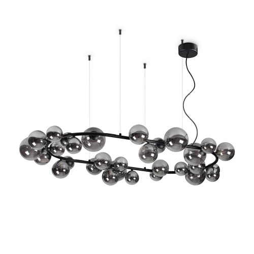 Lampa wisząca PERLAGE Czarny 296753 Ideal lux