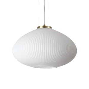 Lampa wisząca PLISSE' Mosiądz 285191 Ideal lux