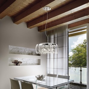 Lampa wisząca AUDI-80 SP5 TRASPARENTE transparentna 031743 Ideal lux