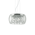 Lampa wisząca AUDI-80 SP5 TRASPARENTE transparentna 031743 Ideal lux