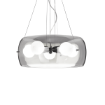 Lampa wisząca AUDI-10 SP5 FUME' przydymione szkło 103983 Ideal lux