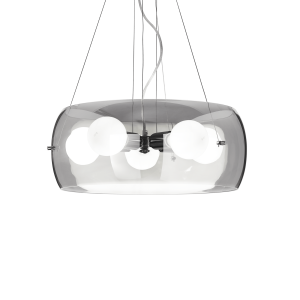 Lampa wisząca AUDI-10 SP5 FUME' przydymione szkło 103983 Ideal lux