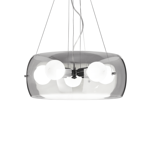Lampa wisząca AUDI-10 SP5 FUME' przydymione szkło 103983 Ideal lux