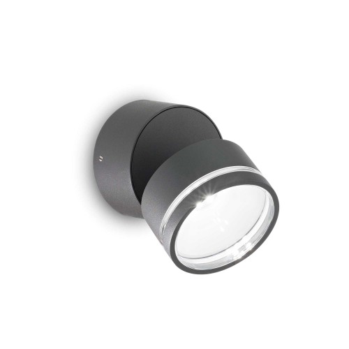 Kinkiet OMEGA ROUND Antracyt 285450 Ideal lux