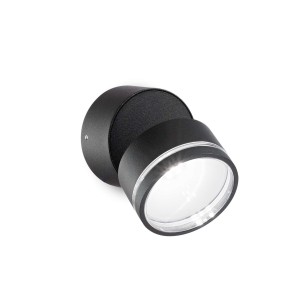 Kinkiet OMEGA ROUND Czarny 285504 Ideal lux