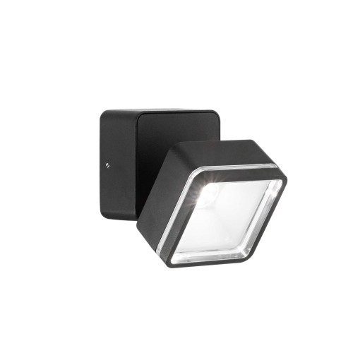 Kinkiet OMEGA SQUARE Czarny 285535 Ideal lux