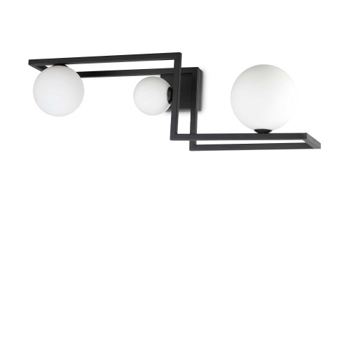 Lampa sufitowa Plafon ANGOLO Czarny 284286 Ideal lux
