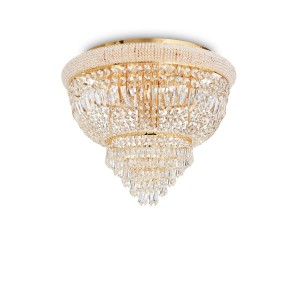 Lampa sufitowa Plafon DUBAI Mosiądz 201016 Ideal lux