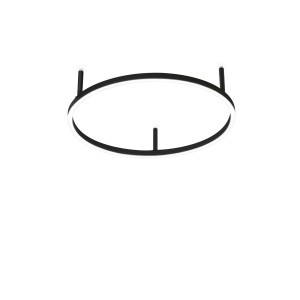 Lampa sufitowa Plafon ORACLE SLIM Czarny 265988 Ideal lux