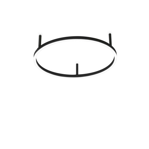 Lampa sufitowa Plafon ORACLE SLIM Czarny 265988 Ideal lux