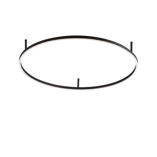 Lampa sufitowa Plafon ORACLE SLIM Czarny 266022 Ideal lux
