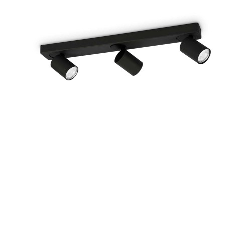 Lampa sufitowa Reflektorki RUDY Czarny 229058 Ideal lux