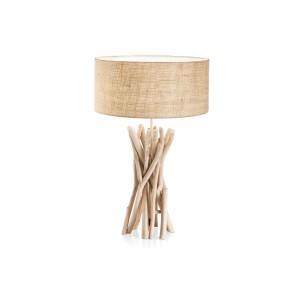 Lampa stołowa DRIFTWOOD Drewno 129570 Ideal lux