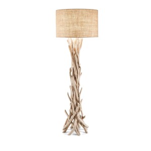 Lampa podłogowa DRIFTWOOD Drewno 148939 Ideal lux