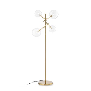 Lampa podłogowa EQUINOXE Mosiądz 290966 Ideal lux