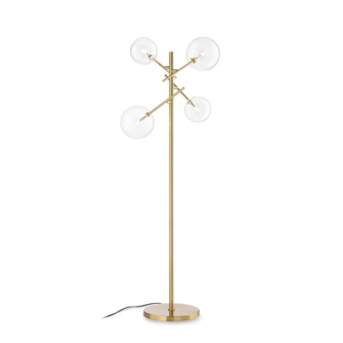 Lampa podłogowa EQUINOXE Mosiądz 290966 Ideal lux