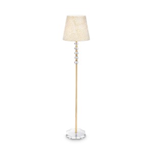 Lampa podłogowa QUEEN Złoto 077765 Ideal lux