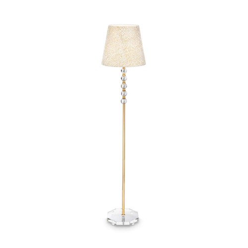 Lampa podłogowa QUEEN Złoto 077765 Ideal lux