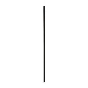 Lampa wisząca rurka czarna zwis Ultrathin Sp D100 Round DALI/Push Nero 321783 Ideal Lux 