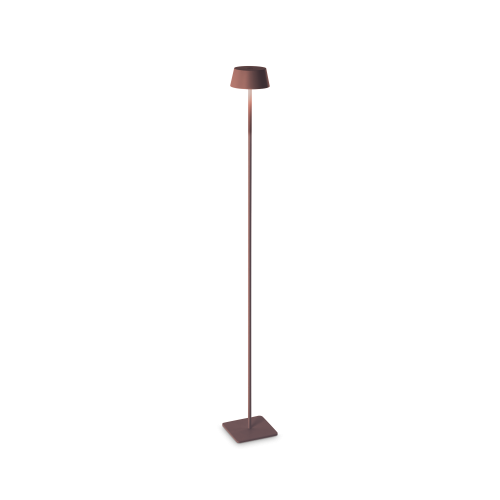 Lampa zewnętrzna stojąca lampa podłogowa PURE PT COFFEE 3000K IP54 Kawa 328508 Ideal lux