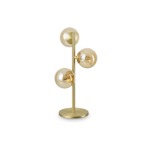 Lampa stołowa PERLAGE TL3 AMBRA  IP20 Bursztyn 322759 Ideal lux
