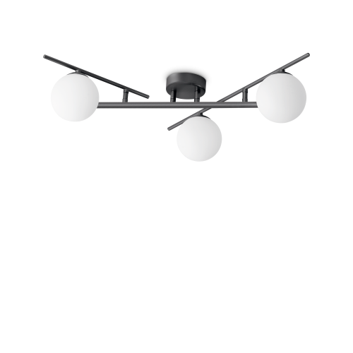 Lampa sufitowa ATLAS PL3 NERO  IP20 Czarny 311357 Ideal lux