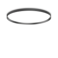 Lampa sufitowa plafon FLY PL D90 NERO 4000K IP40 Czarny 306636 Ideal lux