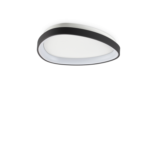 Lampa sufitowa plafon GEMINI PL D042 ON-OFF NERO 3000K IP20 Czarny 328027 Ideal lux