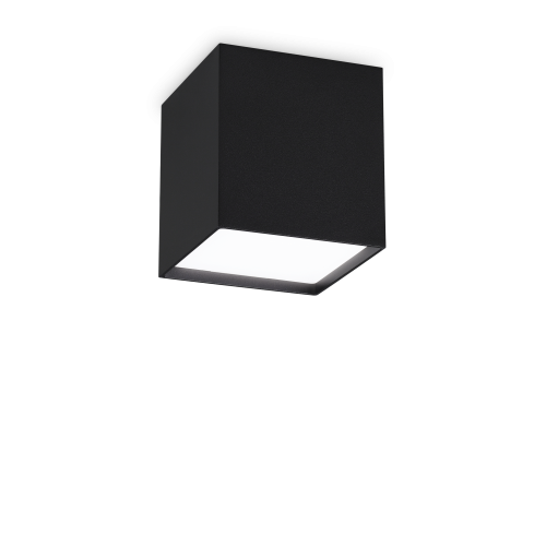 Lampa sufitowa sześcian natynkowy KUBIKO PL NERO 3000K IP20 Czarny 303314 Ideal lux