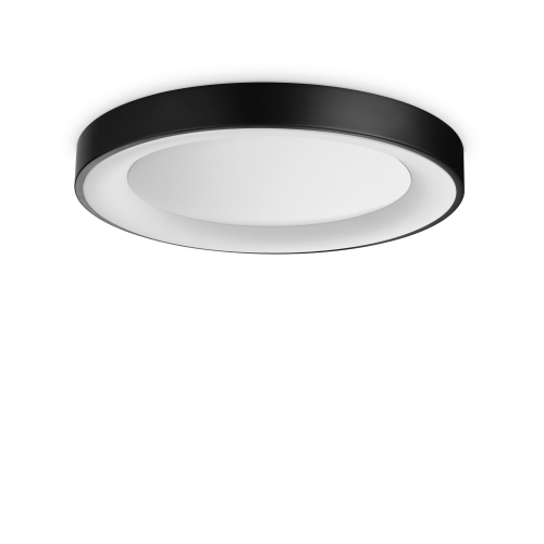 Lampa sufitowa plafon PLANET PL D50 NERO 3000K IP20 Czarny 328157 Ideal lux