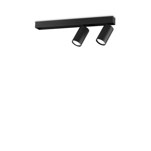 Lampa sufitowa PROFILO PL2 NERO  IP20 Czarny 314723 Ideal lux