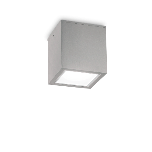 Lampa sufitowa TECHO PL1 BIG GRIGIO  IP54 Szary 326887 Ideal lux
