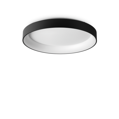 Lampa sufitowa plafon ZIGGY PL D080 NERO 3000K IP20 Czarny 321615 Ideal lux