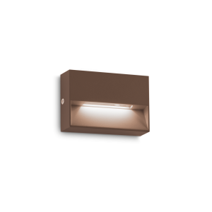 Kinkiet elewacyjny zewnętrzny DEDRA AP SMALL COFFEE 3000K IP65 Brązowy 316895 Ideal lux