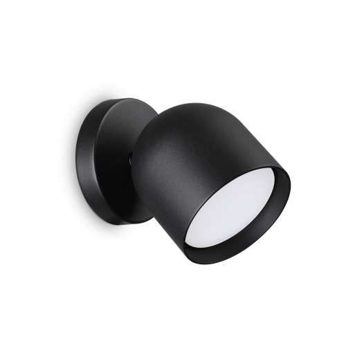 Kinkiet reflektorek ścienny DODO AP1 NERO  IP20 Czarny 314099 Ideal lux