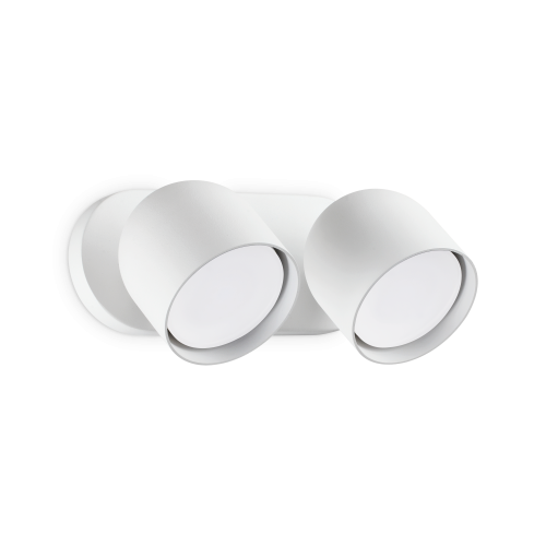 Kinkiet reflektorek ścienny podwójny DODO AP2 BIANCO  IP20 Biały 314136 Ideal lux