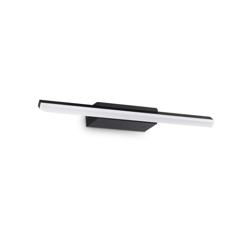Kinkiet lampa łazienkowa nad lustro RIFLESSO AP D42 NERO 3000K IP44 Czarny 302225 Ideal lux