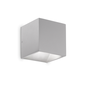 Kinkiet elewacyjny zewnętrzny RUBIK AP GRIGIO 4000K IP54 Szary 326856 Ideal lux