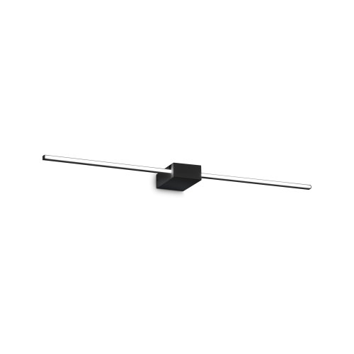 Kinkiet lampa ścienna THEO AP D075 NERO 3000K IP20 Czarny 311760 Ideal lux
