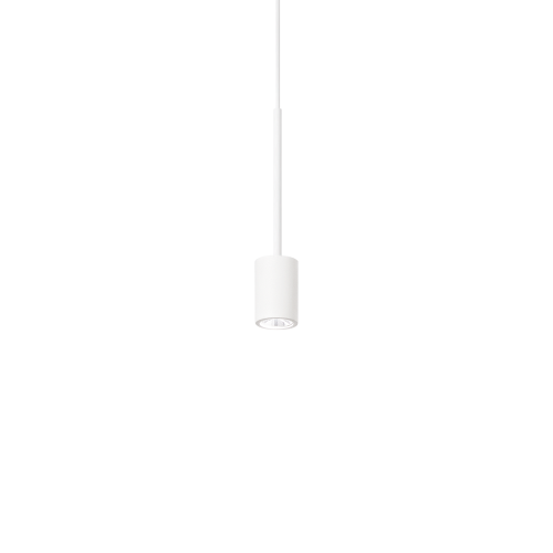 Lampa wisząca ARCHIMEDE SP CILINDRO BIANCO 3000K IP20 Biały 310589 Ideal lux
