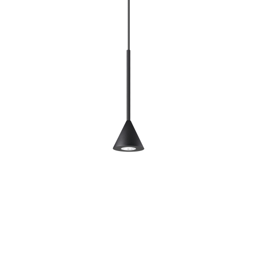Lampa wisząca ARCHIMEDE SP CONO NERO 3000K IP20 Czarny 328348 Ideal lux