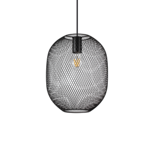 Lampa wisząca NET SP1 D24 NERO  IP20 Złoty 328119 Ideal lux
