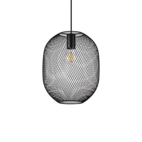 Lampa wisząca NET SP1 D24 NERO  IP20 Złoty 328119 Ideal lux