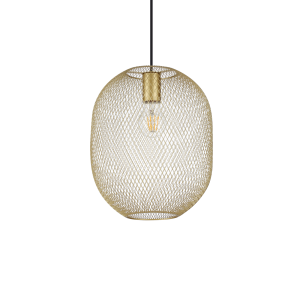 Lampa wisząca NET SP1 D24 ORO  IP20 Czarny 317267 Ideal lux
