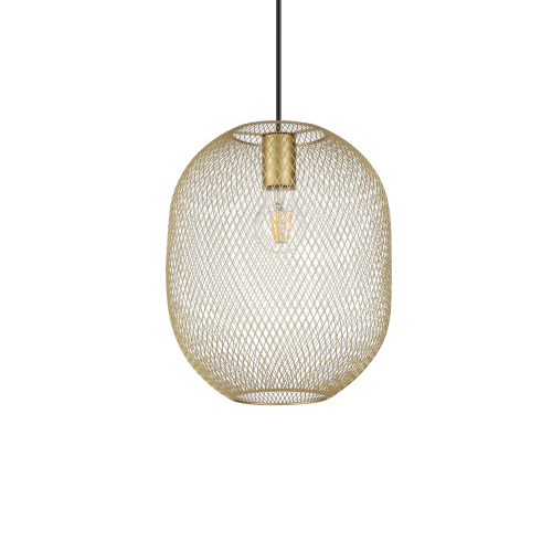 Lampa wisząca NET SP1 D24 ORO  IP20 Czarny 317267 Ideal lux