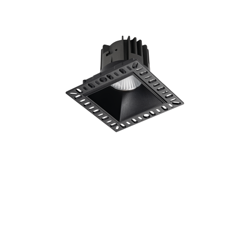 Oczko sufitowe wpuszczane GAME TRIMLESS SQUARE 11W BK  3000K IP20 Czarny 319674 Ideal lux